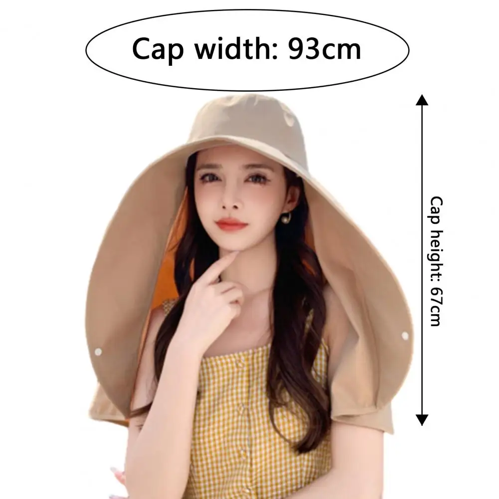 Soft Material Sun Hat Sun Protection Hat with Brim Quick-drying Moisture-wicking Fabric Breathable Hoodie Skin-friendly Outdoor