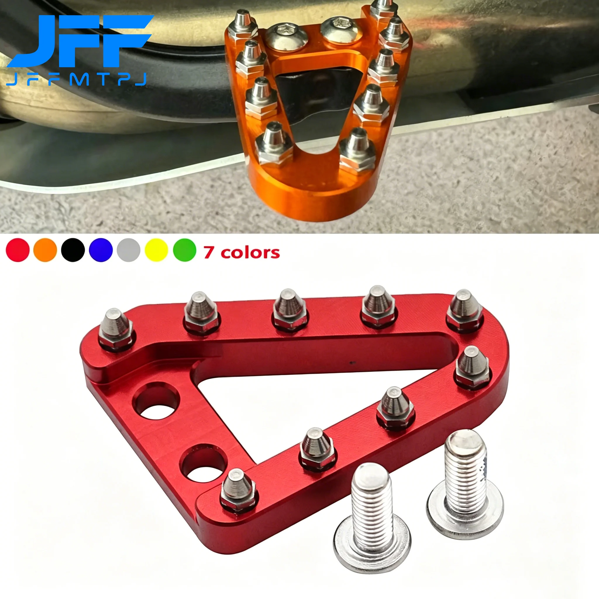 Pédale de frein arrière CNC pour motocross, compatible avec Husqvarna TC TE FC FE 125-501cc TC250 TE125 TE250 TE300 et KTM SX SXF XC XCF EXC EXCF
