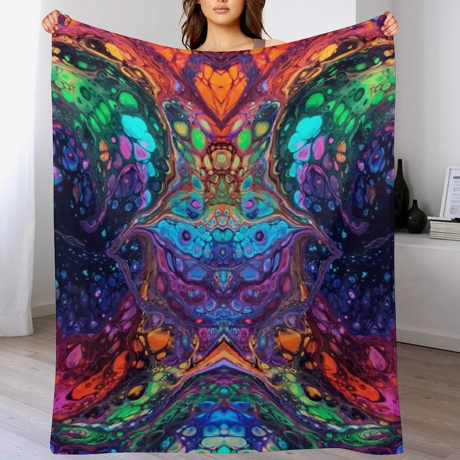 

Secret Sanctuary by Superfluidsoul Studio Throw Blanket Luxurious Soft Blanket Holiday Gift for Family