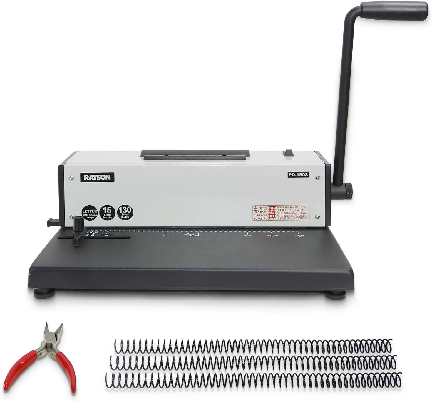 

Электрическая машина для переплета на пружину с шагом 4:1, пробивает 15 листов для бумаги формата Letter