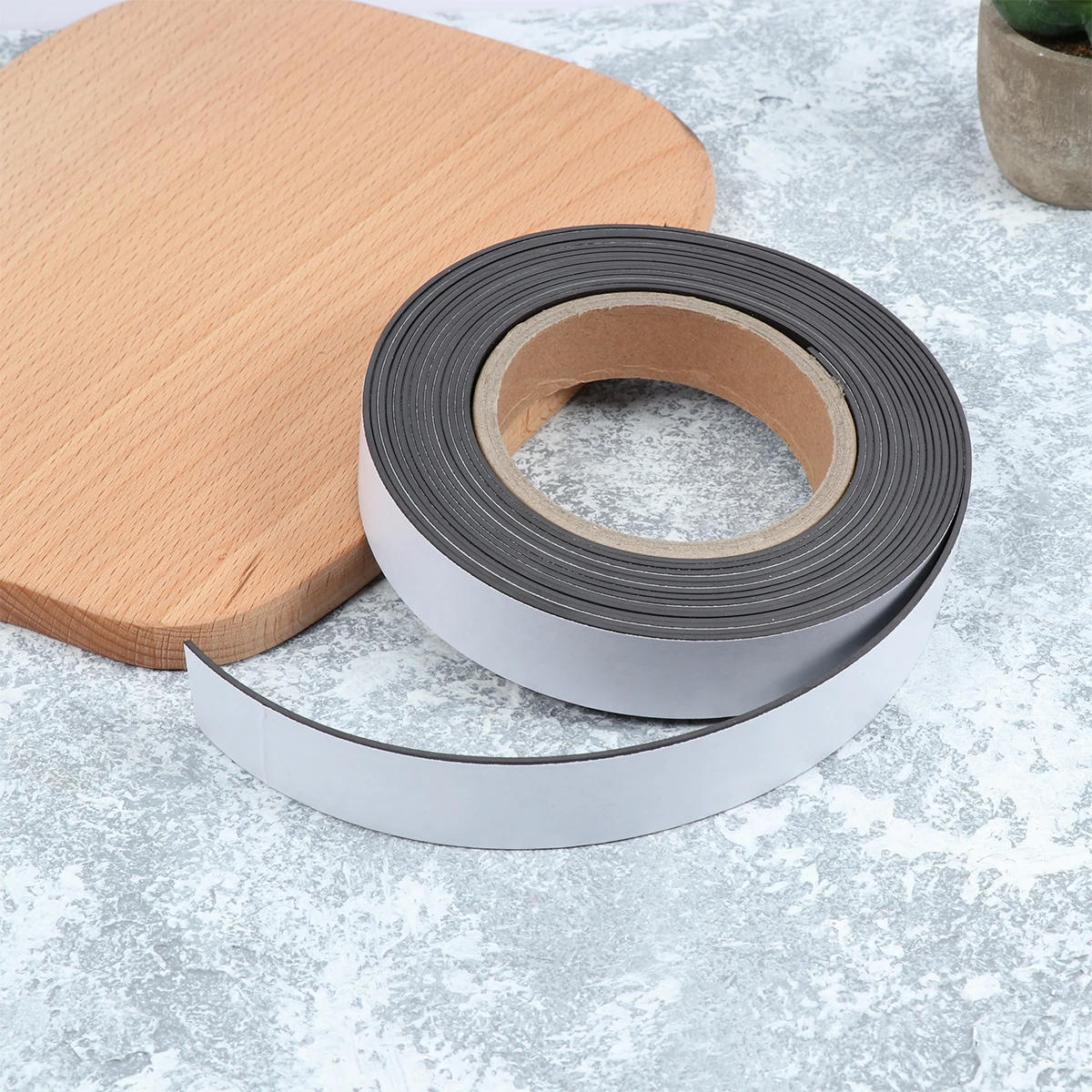 

Magnetic Rubber Strip 25x1.5mm Black Perfect for Stamping Dies Organization Fridge Magnets School Lockers