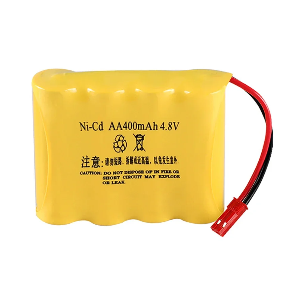 4.8v 400mAh Ni-CD Battery JST Plug For RC Cars Robot Tanks Gun Boats Toys Accessories AA 4.8v Rechargeable Bateria