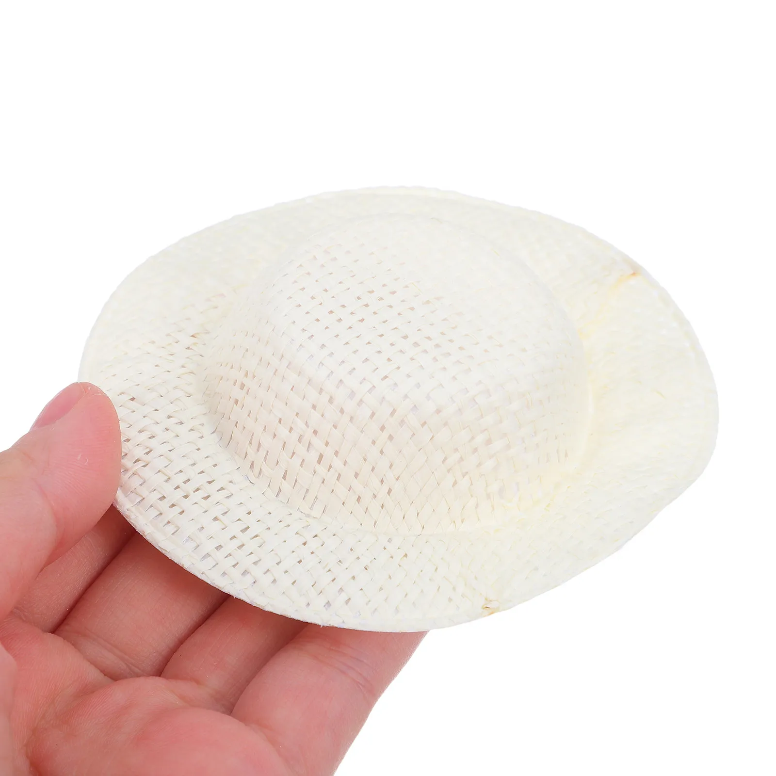 15 Pcs Mini Dollhouse Accessories Knitting Woven Cap Hats Ornaments Craft for Crafts