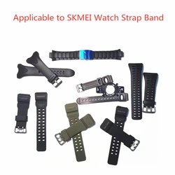 Saat kayışı Watch Band For Skmei 1251 1025 1250 1246 1029 1016 1068 1416 1257 1019 1243 1301 1560 1134 0931 1232 1278 1426 1350 1227 bileklik ayarlanabilir değiştirme saat kayışı bant aksesuarları