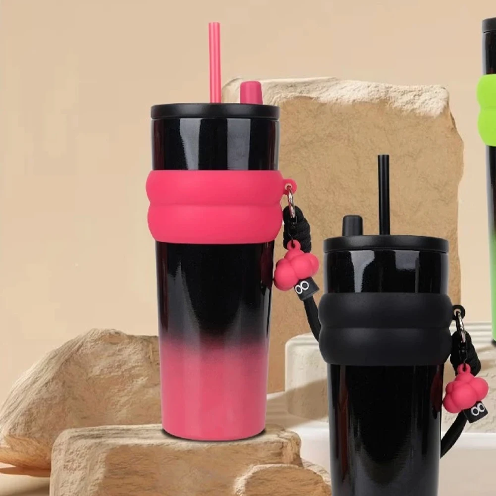 

700ml Inner Insulated Cup 304 Stainless Steel Sports Water Bottle Large Capacity Water Cups for Road Trips Outdoor Adventures