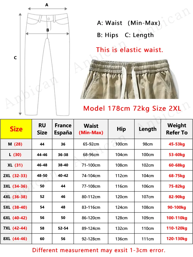 メンズ迷彩カーゴパンツ 6 ポケットストリートスタイルウォッシュコットンワイドレッグ Y2K パンツストレートだぶだぶのワークパンツ 8XL