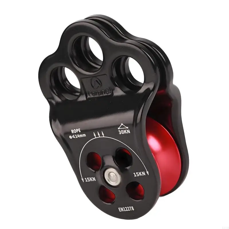 

Металлическая текстура шкива боковой пластины с 3 отверстиями для арбористов и вертикальной деятельности