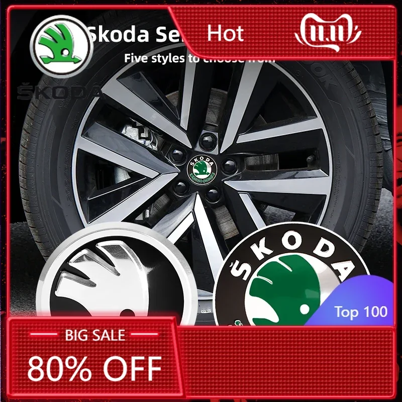 

Наклейки на колеса автомобиля 2025: Новые 4 шт. (55/65 мм) колпачки-эмблемы для центральных отверстий колесных дисков Skoda Octavia, Superb, Rapid, Kodiaq, Karoq, Fabia, Kamiq