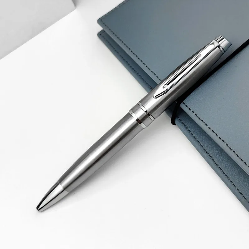 

Ручка-роллер для конференций из нержавеющей стали, креативная металлическая вращающаяся гелевая ручка с тяжелым касанием, бизнес-подарок, канцелярские принадлежности
