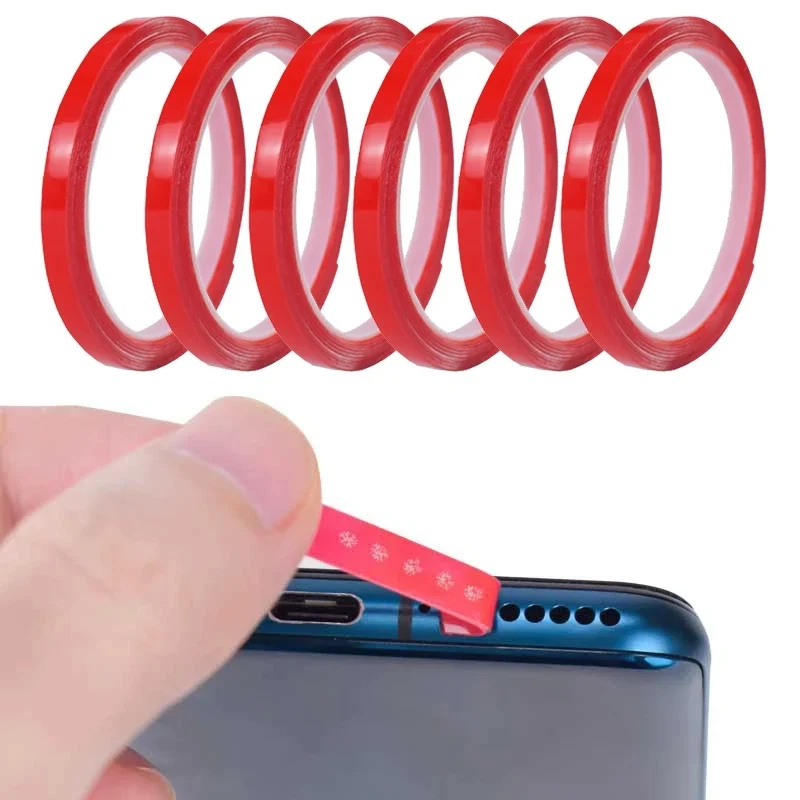 

1/5Pcs Mobile Phone Speaker Dust Removal Glue Multifunction Dustproof Tape Sticker For Iphone Samsung Ipad Tablet Universal