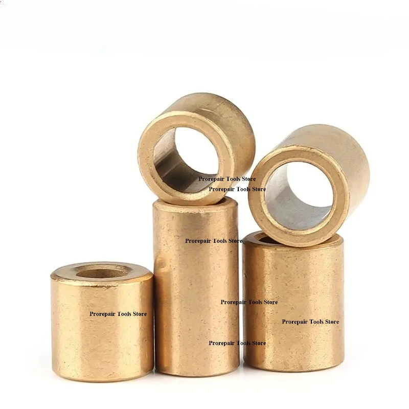 Lot de 5 manchons en bronze autolubrifiants pour paliers à poudre métallurgique, bagues en laiton pour pièces de machines, tailles M3 à M60