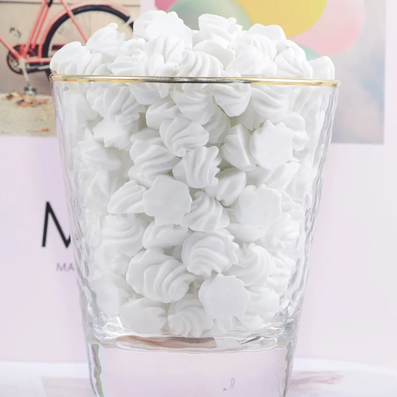 100pcs/Tasche Simulation Macaron Decor Telefon Fall Dekoration Für Scrapbooking Kawaii Harz Candy Dekoration Handwerk Verzierungen – Detail 4