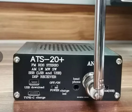 ATS-20+ / ATS-25+ ATS25X1 Si4732 All-Band Radio Receiver FM LW(MW SW) SSB +Whip Antenna +Battery + USB Cable + Speaker