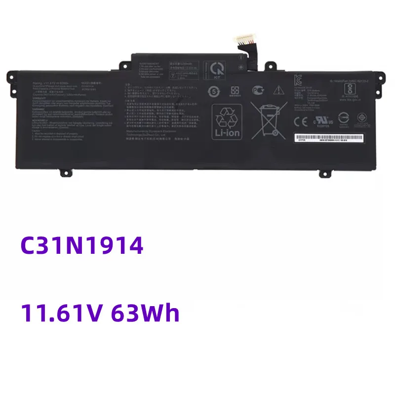 

5427mAh C31N1914 Laptop Battery For ASUS ZenBook UX435EA UX435EG UM425UAZ UX425UG UM425QA B5402CBA B5402CEA B5402FEA B7402FEA