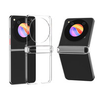 Transparent Case with Hinge Protection for Nubia Flip 5G Hard Cover