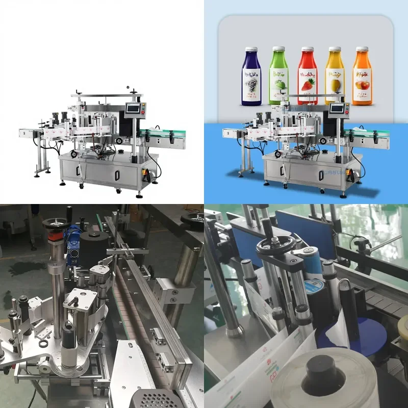 2026 hot sale CE Certified High Accuracy Fully Automatic PLC Glass/Paper Round Bottle Can Barrel One Side Labeling Machine