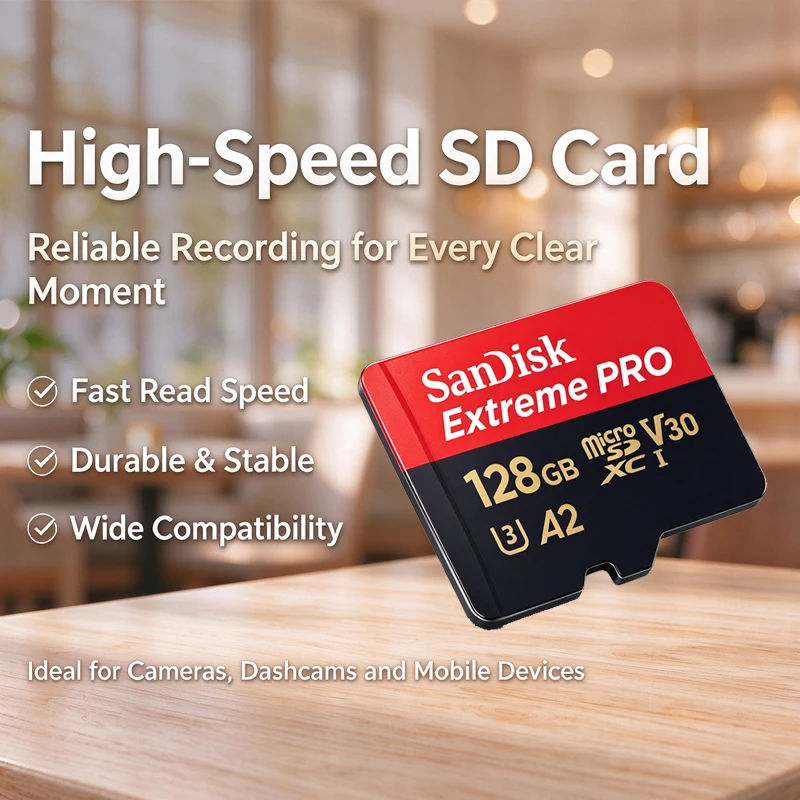 2026 SanDisk Micro TF SD Card Class10 Memory 32GB to 512GB Waterproof C10 Ultra A1 MicroSDHC SDXC for Phone Laptop Camera Drone