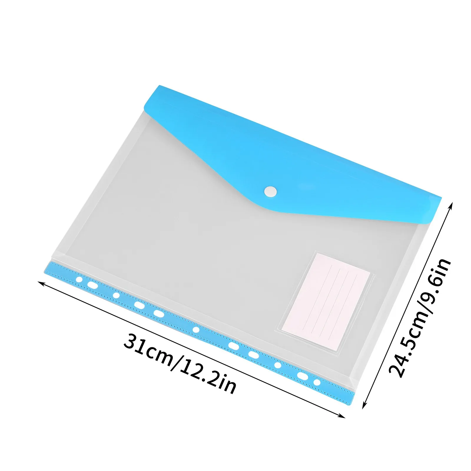 Multi-use Waterproof Transparent Document Storage Frosted Bag Three-Dimensional File Bag Papers Pouch Folder For Office Home