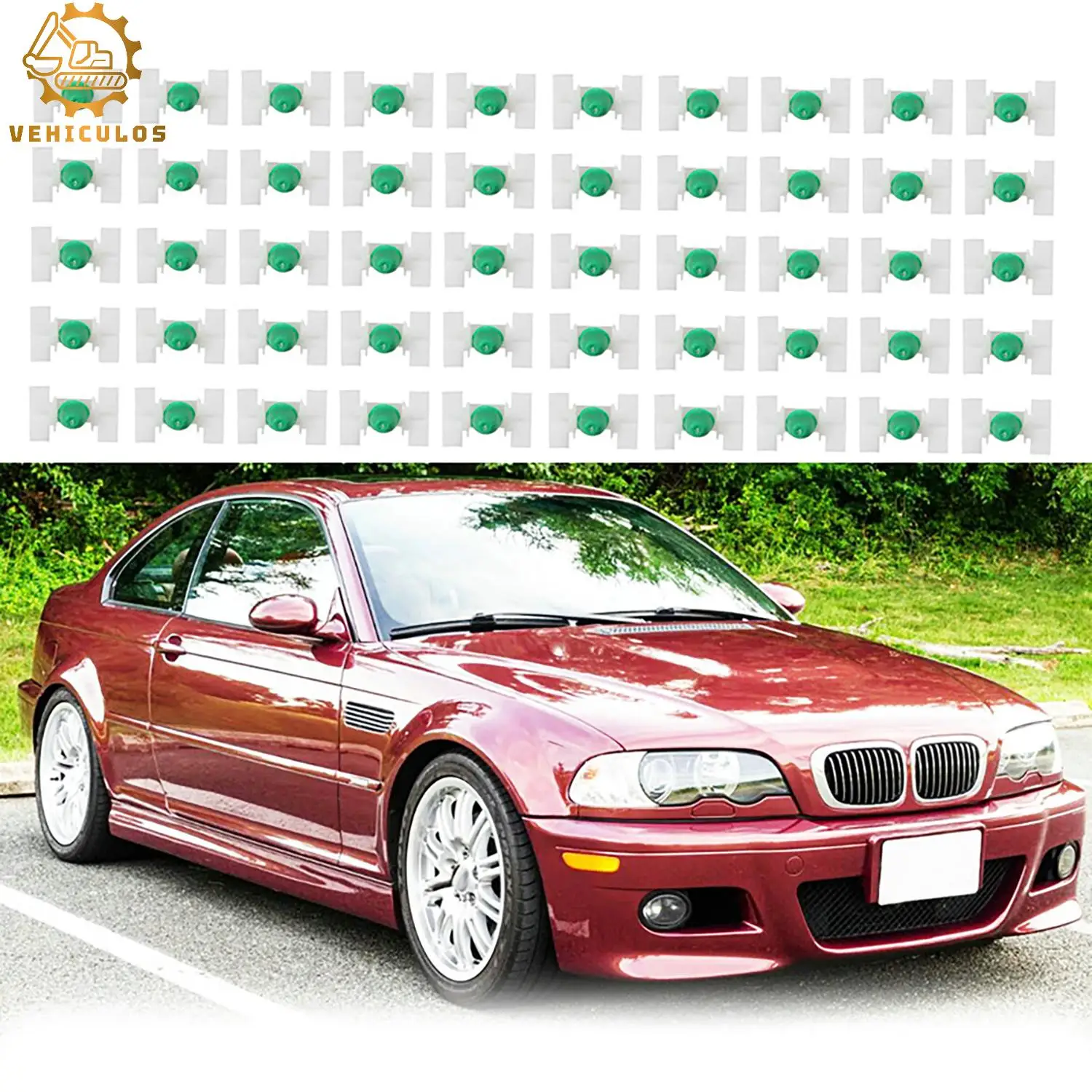 50 pz porta parafango modanatura Trim Clip 51131960054 per BMW serie 3 E36 E46 318 328 323 330 M3 Clip-On accessori esterni per auto