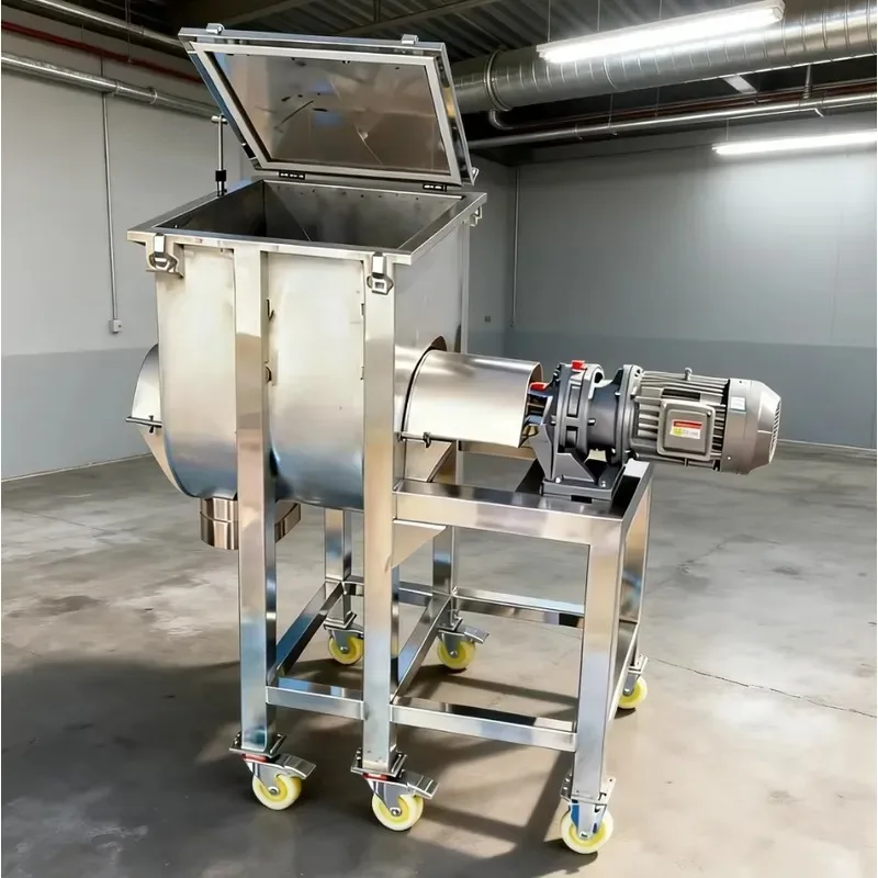 Sealed Small Horizontal Ribbon Mixer Dust Proof Dry Powder Mixer for Fine Chemical Powders