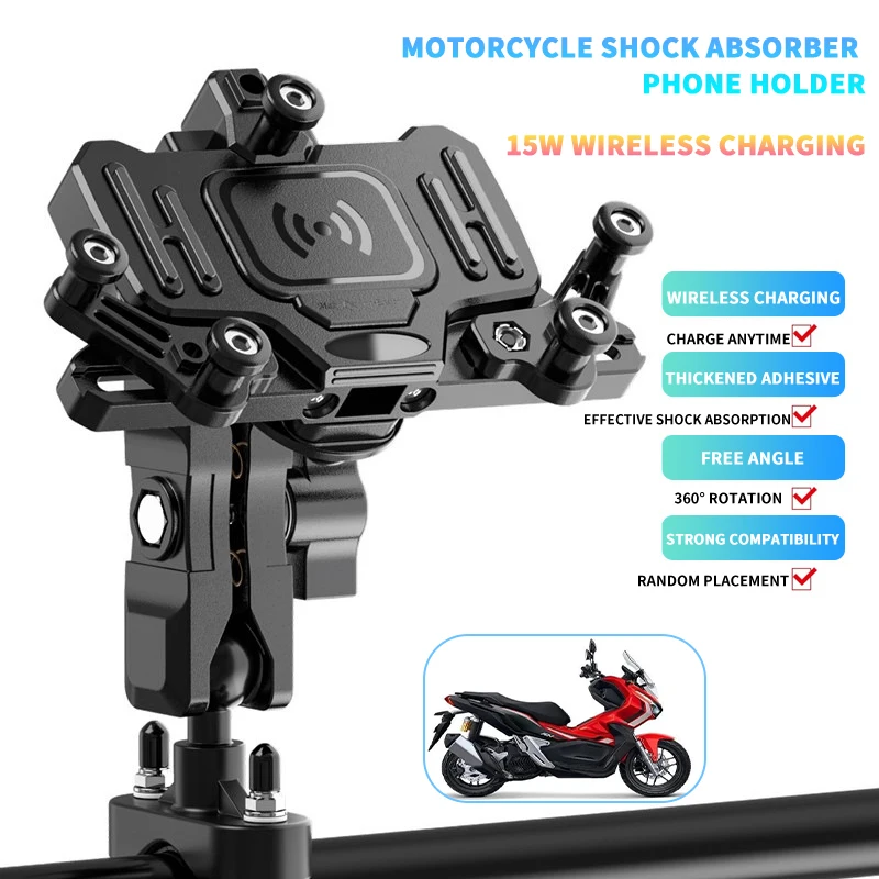 

Motorcycle Mobile Phone Holder Wireless Chargingfor for Honda ADV150 XADV750 350 X-ADV 750 PCX 160 150 125 Accesorios Bracke