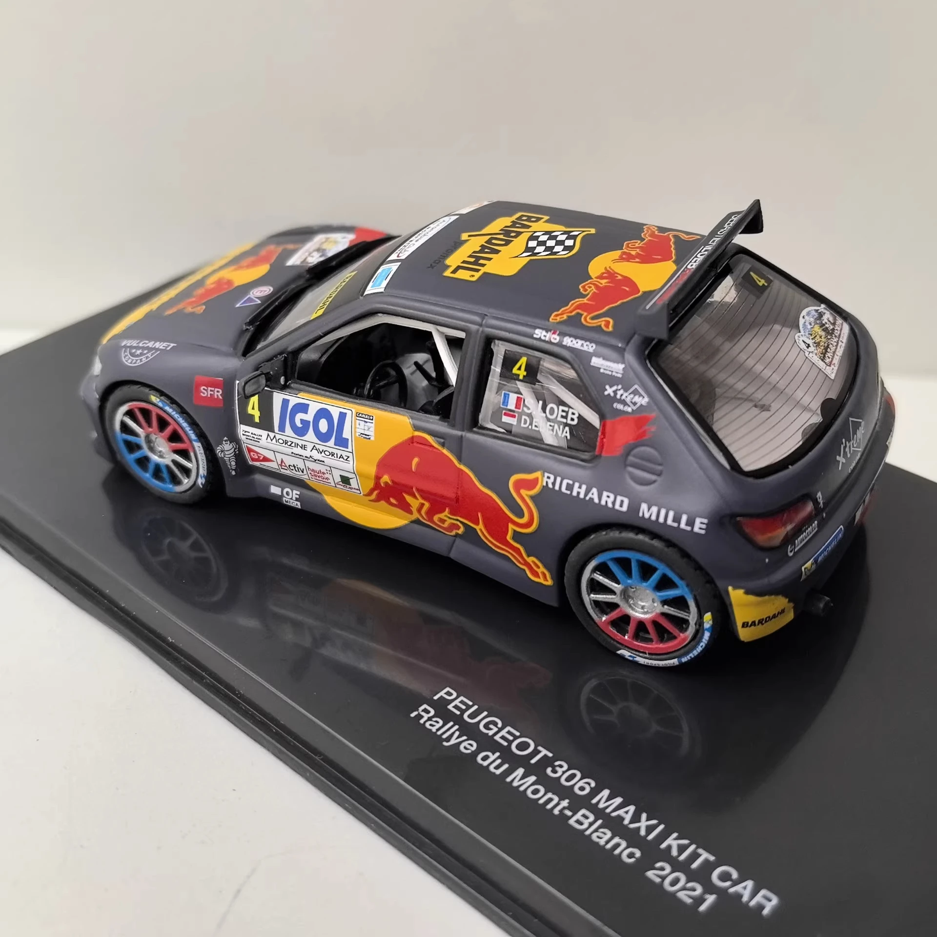 IXO 1/43 بيجو 306 ماكسي كيت 2021 # 4 نموذج سباق بيجو، سبيكة 3 سنوات #5