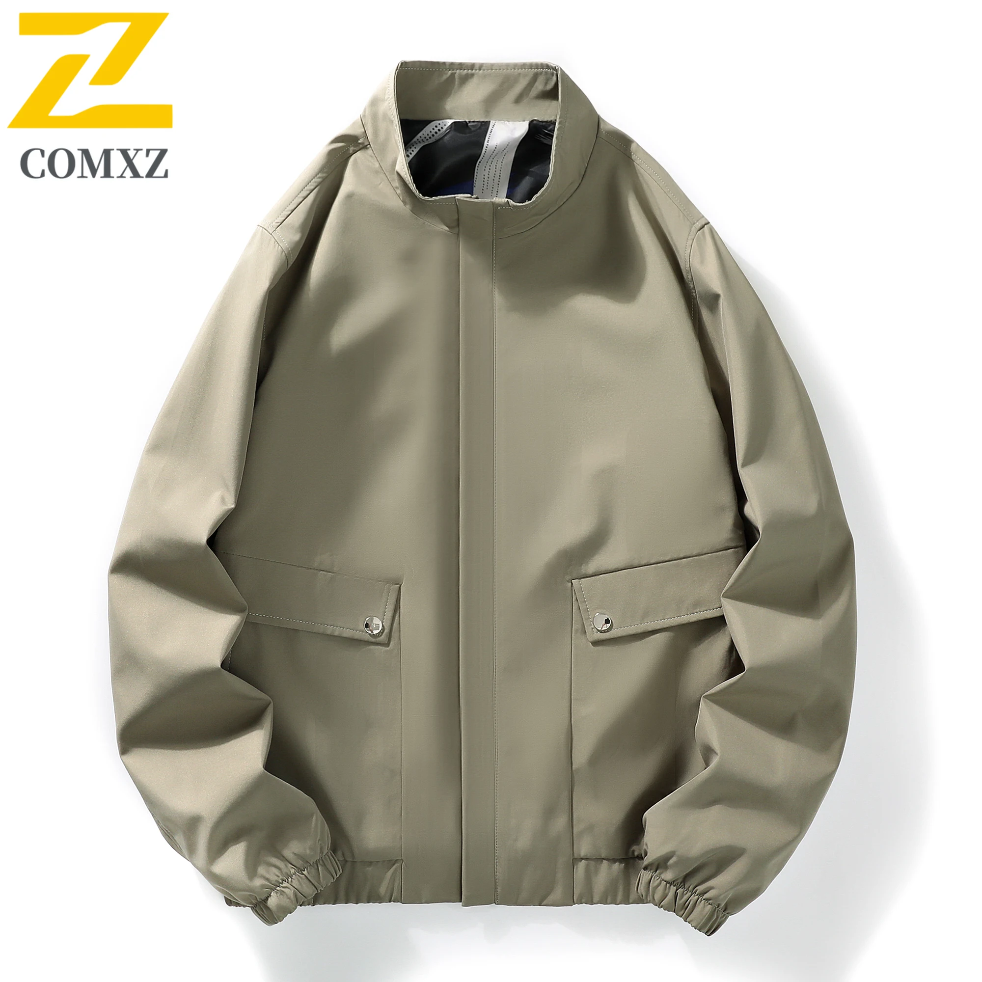 Plus Size Outdoor Jacket Men's Spring And Autumn Korean Style Casual Large Pocket Waterproof Windbreaker 10xl Sports Loose Coat