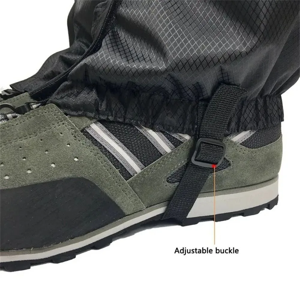 

Портативные водонепроницаемые гетры из ткани Оксфорд, дышащие, для защиты ног от снега, для альпинизма, кемпинга, походов, катания на лыжах