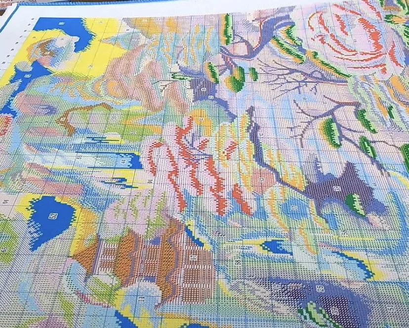 Stamped Cross Stitch Mountains beautiful scenery 11CT 9CT DIY Chinese Kits Embroidery Pattern Printed Cotton-thread Landscape