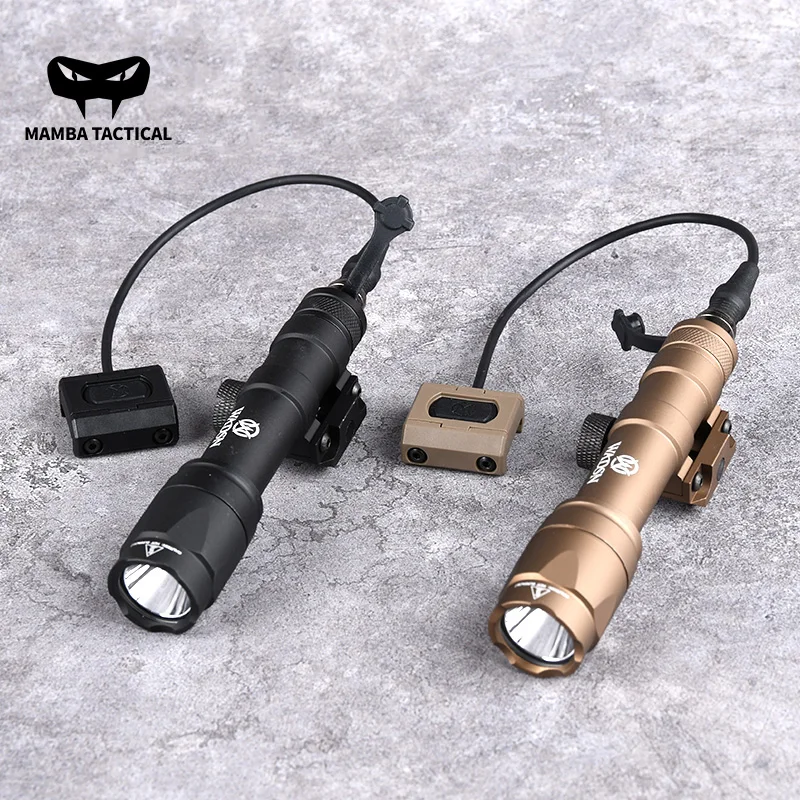 Tactical SF M600 M600B Flashlight Scout Lamp Fit MLOK KEYMOD Switch M600C White LED Light AR15 Rifle Airsoft Hunting Accessories