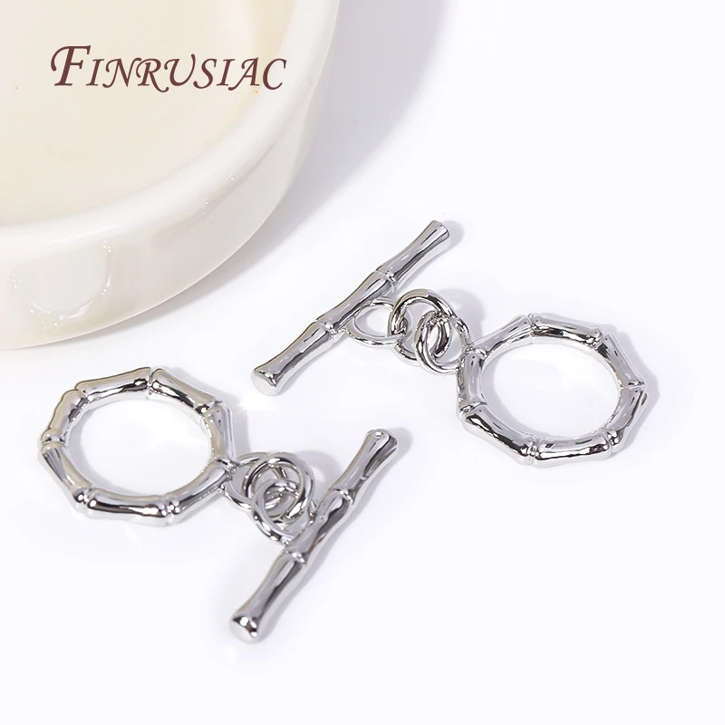 18K vergoldete Knebelverschlüsse für Schmuck, Messing-Metallverschlüsse für Armbänder, OT-Verschluss, Schmuckherstellungszubehör, DIY-Zubehör – Detail 20