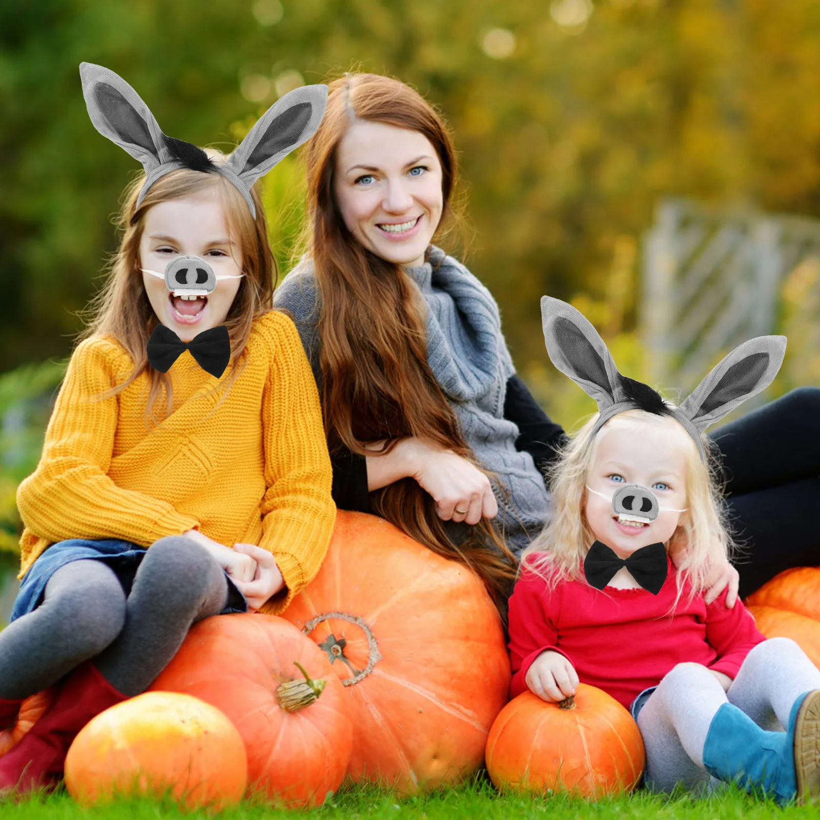 

Donkey Headband Halloween Costume Accessory Kids Animal Ears Headband Prop Roleplay Party Accessories
