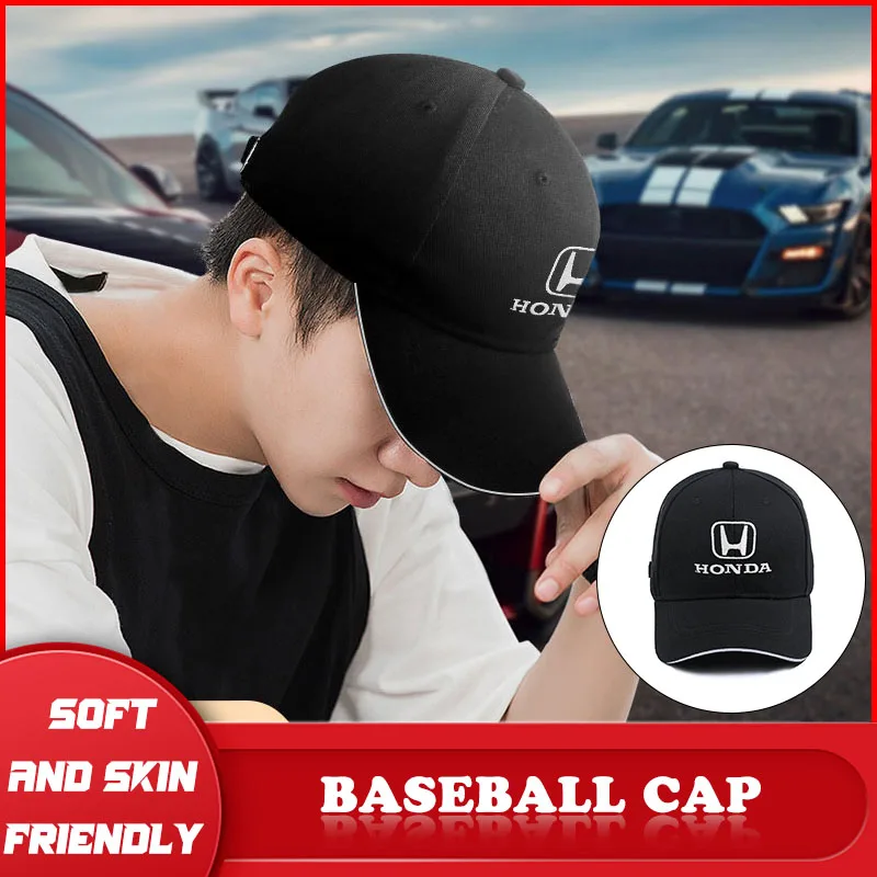 

Fashion Baseball Caps Outdoor Adjustable Casual Hat Sunscreen Hat Stickers For Honda Civic Varadero Xl1000 Xadv 750 Forza Shado