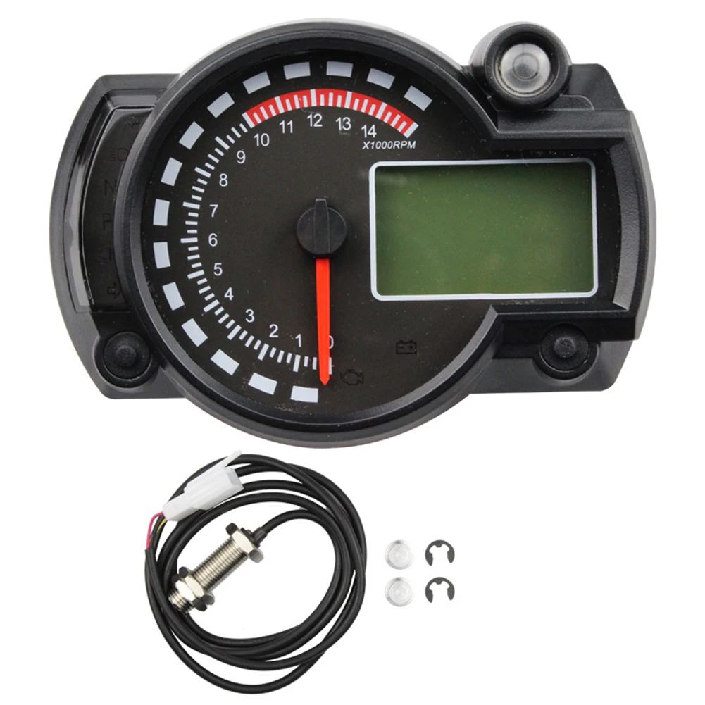 

Tachometer Gear Indicator Digital Speedometer For Motorcycle Speed Monitoring Clear Lens Design High Waterproof Performance