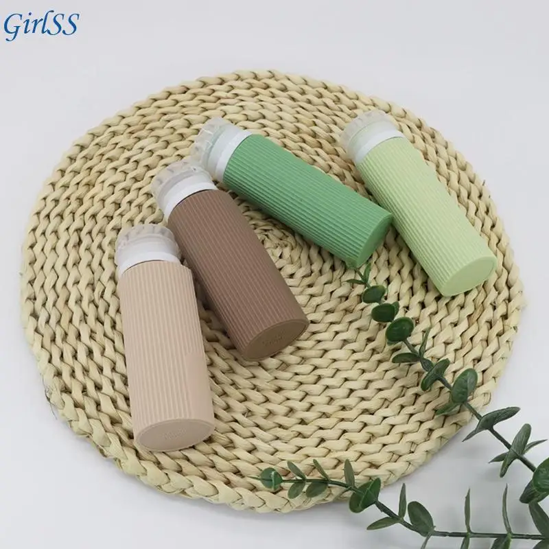 Multiple Capacity Silicone Cosmetic Dispenser Portable Refillable Leakproof Toiletry Bottle T4MB