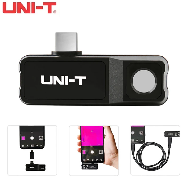 UNI-T UTi120 Mobile Phones Thermal Camera for Android Thermometer Industrial Detection Outdoor Observation Hunting Suitable Tool