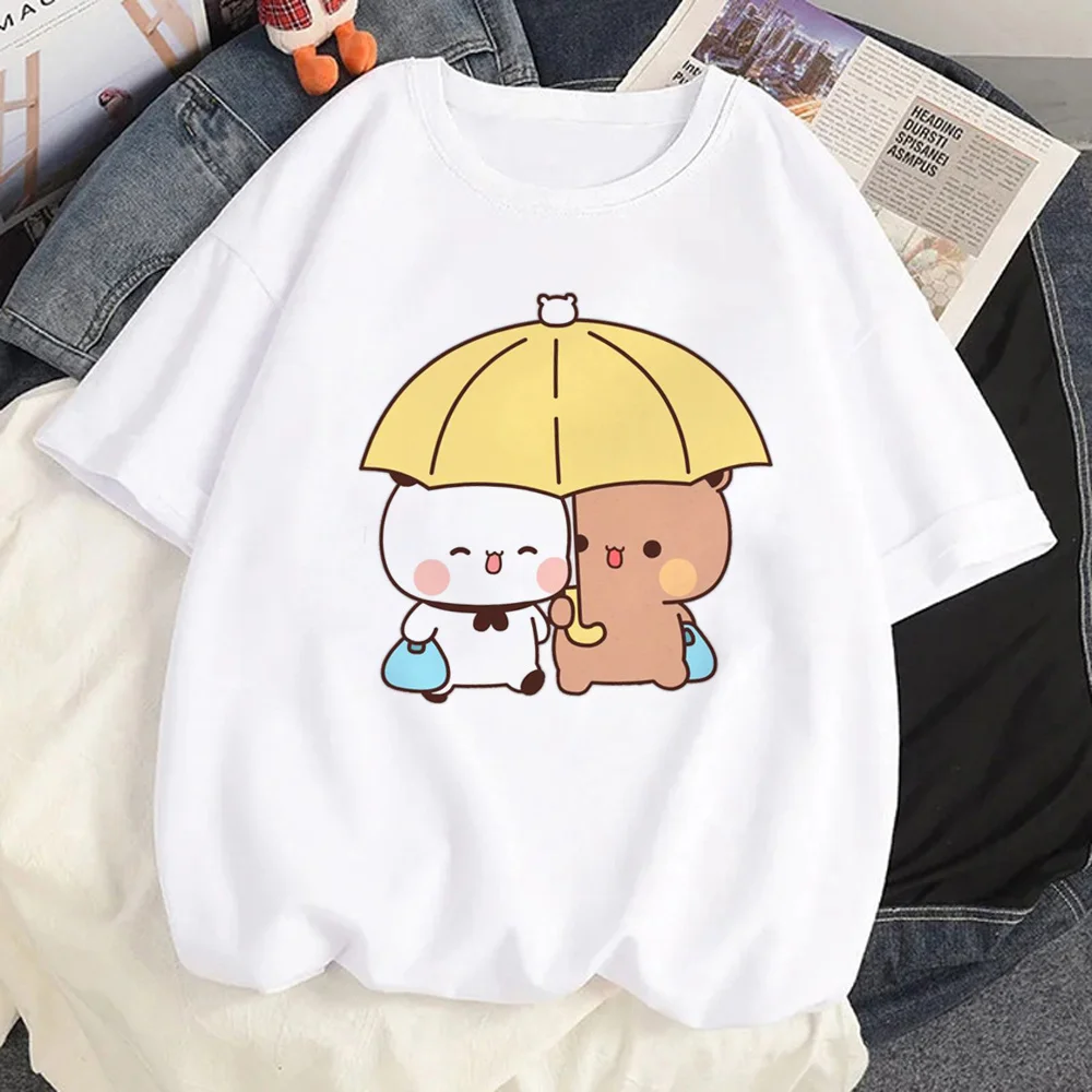 

Bubu Dudu Top Women Comic Graphic Tee Female Designer Clothing Tshirt Femme Harajuku Kawaii Clothes Summer Fashion T-Shirt