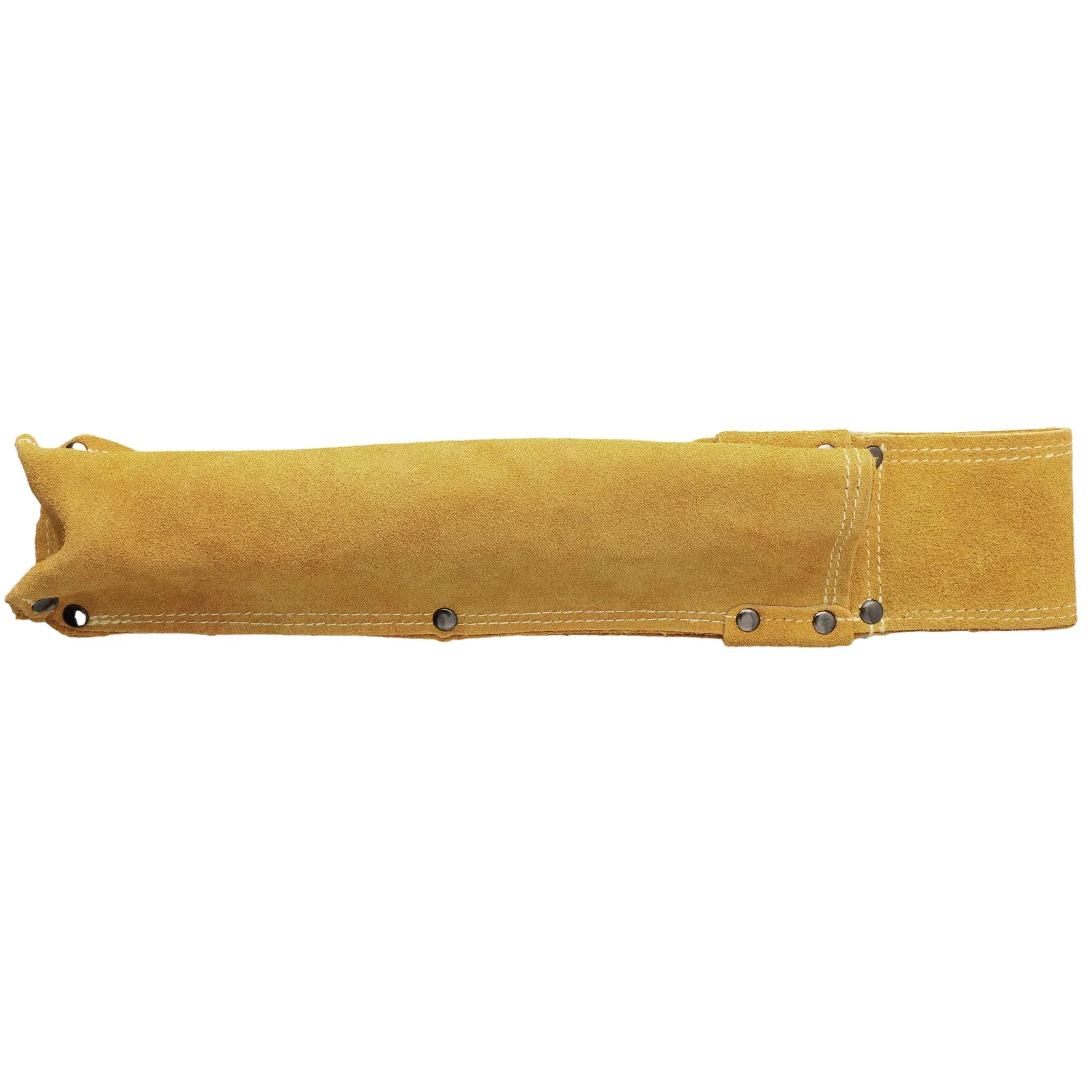 Flame Retardant Wear-resistant Welding Rod Bag Welding Rod Yellow/black Holder Cowhide Leather Soft Storage Bag