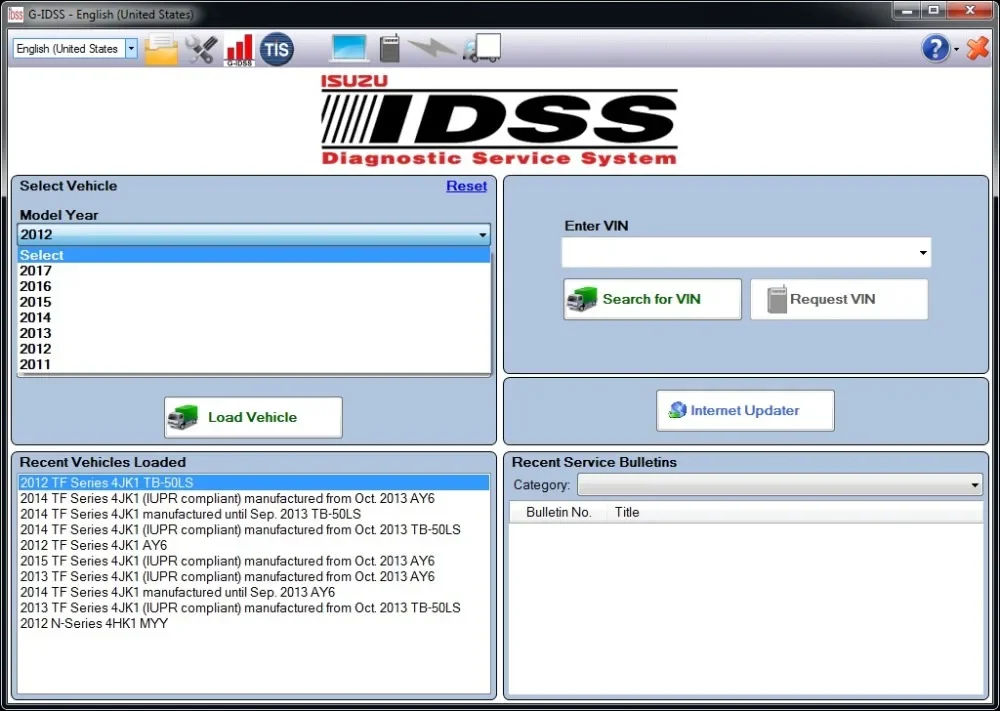 For Isuzu G-IDSS Domestic 2024 Diagnostic Service System+keygen