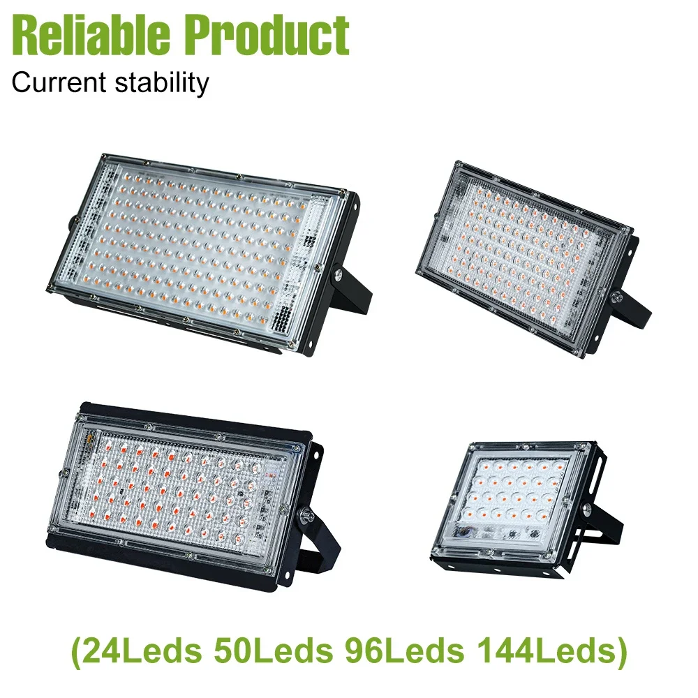 200W LED Full Spectrum Grow Light 220V Indoor Plant Lamp Greenhouse Tent Vegs Hydroponic Flowers Succulent Cactus Fill Lighting