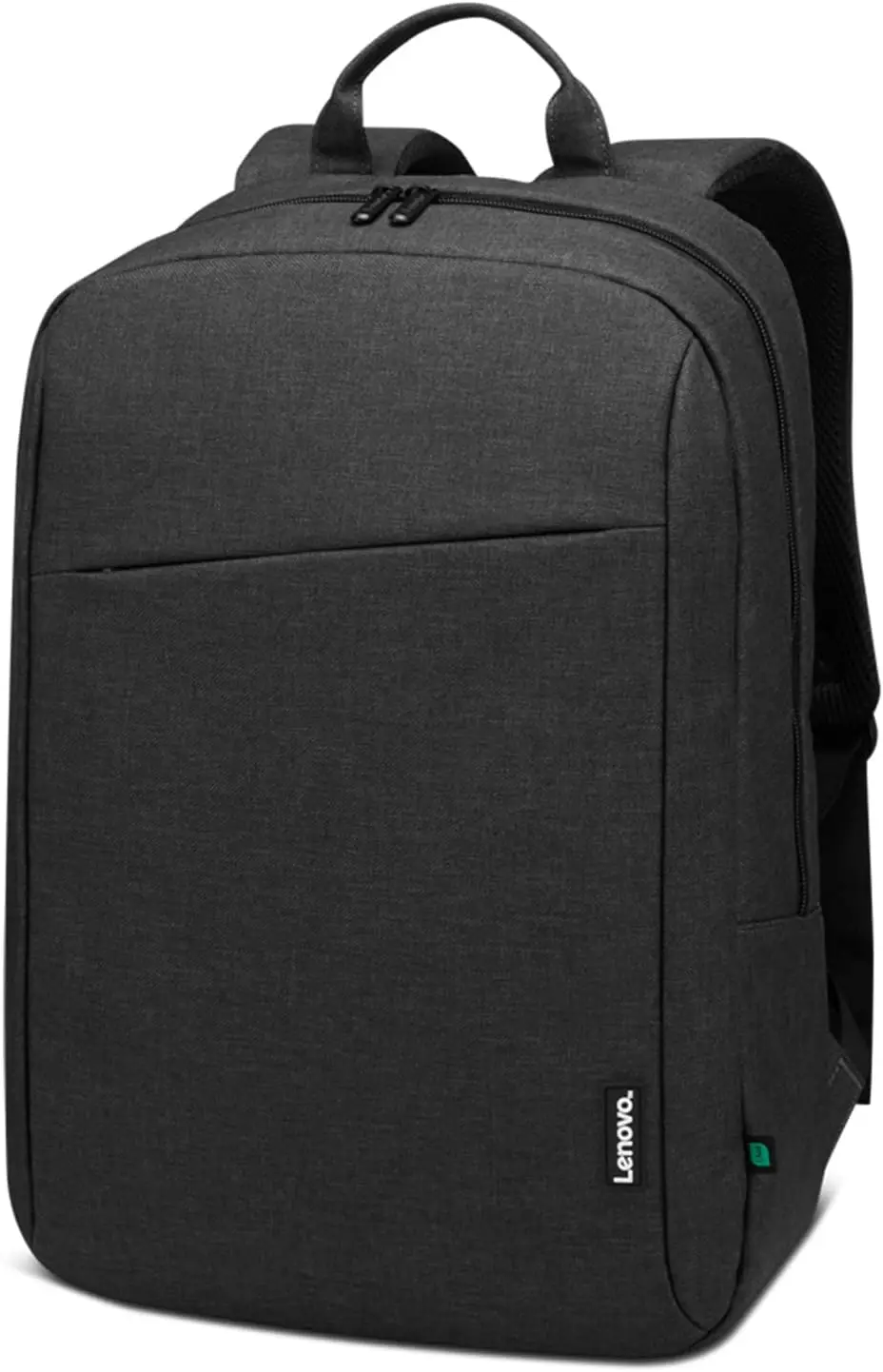 

16" Eco-Friendly Laptop Backpack - Durable, Water-Repellent, Lightweight for Travel & Business in Black