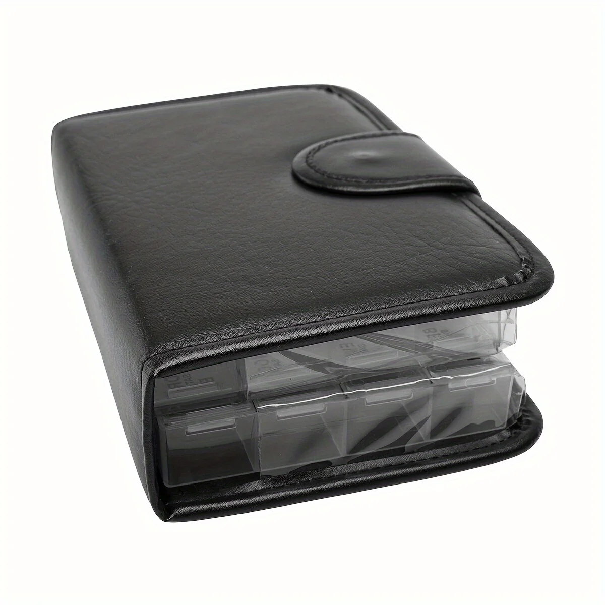 1 قطعة علبة حبوب منع الحمل 14 يوما 56 مقصورات صندوق حبوب/منظم حبوب منع الحمل سعة كبيرة الطب حقيبة للتخزين للمنزل مكتب السفر