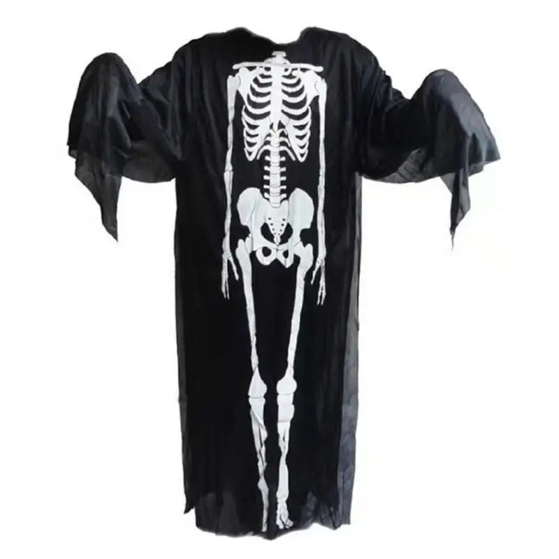 

39BD Long Sleeve Children Death Costume Kids Death Dress up Outfit for Kids Boy Girl