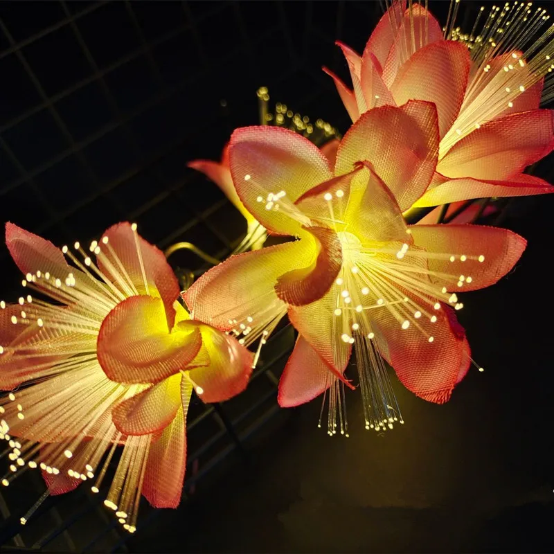 Blumen LED Lichterketten Indoor Party Weihnachten Hängende Beleuchtung Dekoration Batterie USB Powered Lichterketten Vorhänge – Detail 2