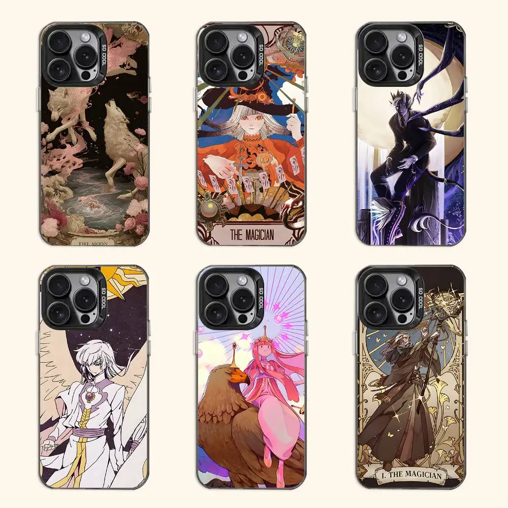 

Tarot Cards Illustration Phone Case For IPhone 17 16e 16 15 14 13 12 11 Pro Max X XR XS MAX Back Cover