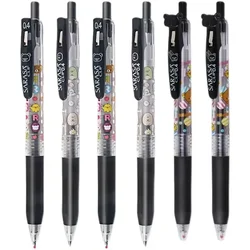 1pcs JJ15  Gel Pen Black Stick Cartoon Anime Multiple Joint Names Special Edition Kawaii  Japanese  Stationery School Supplies