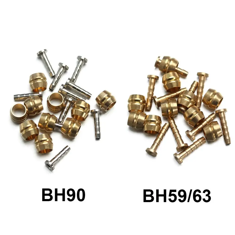 10Sets Connector Insert Original BH59 BH90 Olive Needle Sleeve Bicycle Oil Brake Tube Hose MTB Bike Alloy Hydraulic Disc Brake