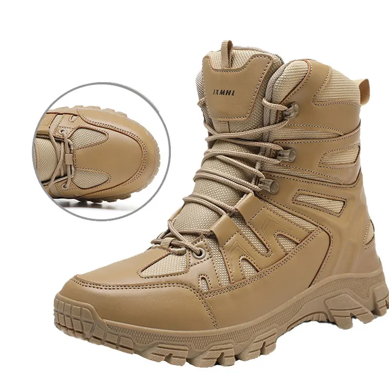 

CHRLCK Hiking Shoes Men Outdoor Hiking Shoes Non-slip Lightweight Waterproof Outdoor Shoes Comfortable Trekking Boots Sneakers
