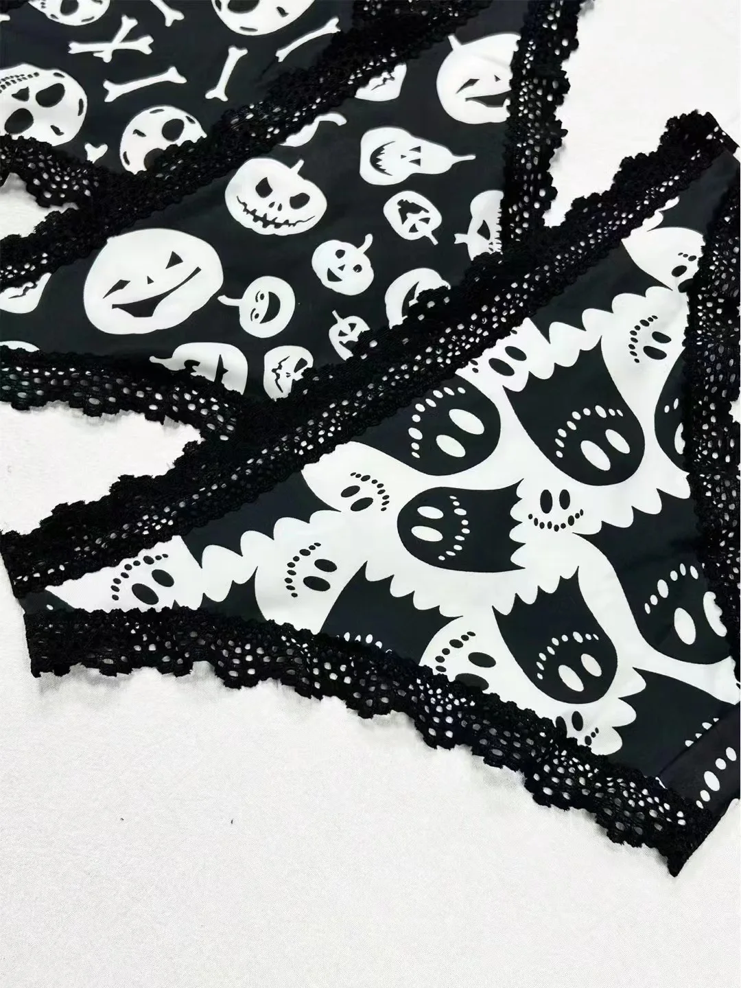 Halloween Underwear skull Pumpkin Ghost Women\'s Sexy triangle underwear Comfortable Underwear Thin Section underpants Gift