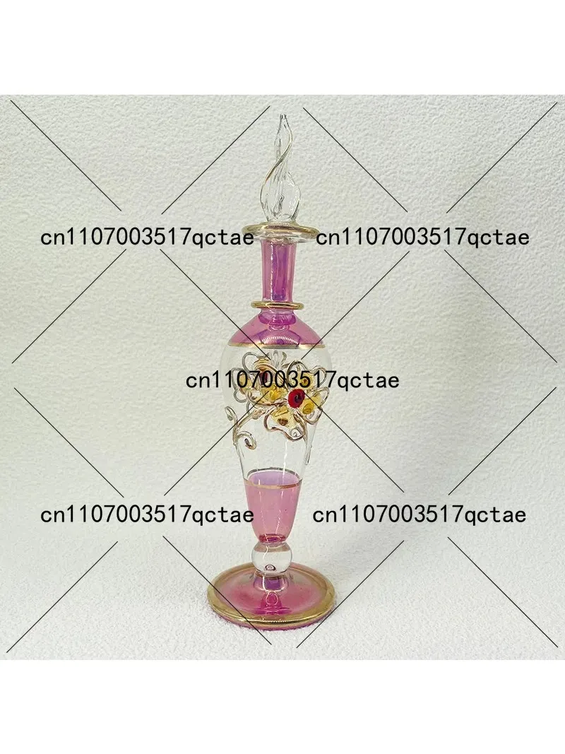 Egyptian Characteristic Flavor Bottle 13cm Essential Oil Bottle Glass Jewelry Ornament Diffuser Jewelry Travel Souvenirs